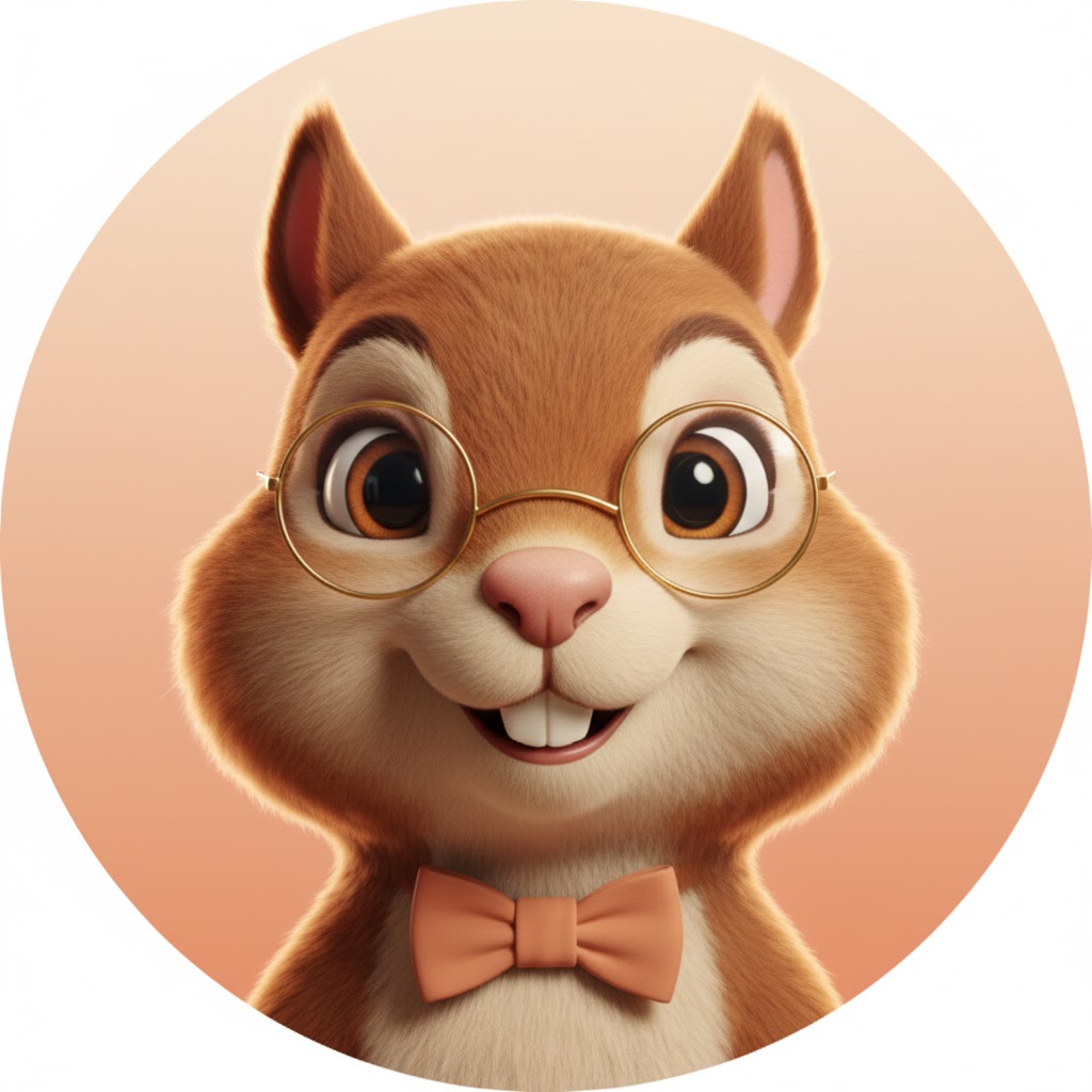 Budget Buddy logo — Skippy the squirrel